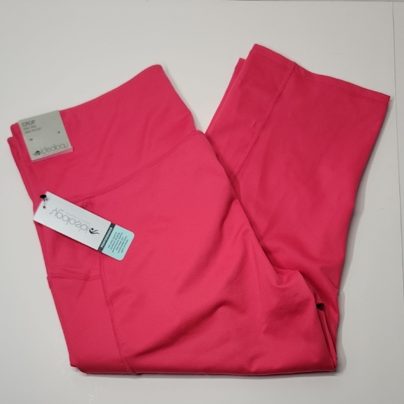 Ideology Pants - IDEOLOGY NWT CROP HIGH RISE SIDE POCKET Sz XL
